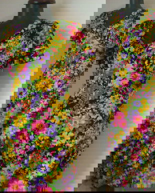 ROCHIE RETRO JERSE FLORAL