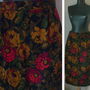 FUSTA STOFA LANA FLORAL