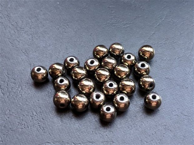 LPE827 - perle sticla aurii