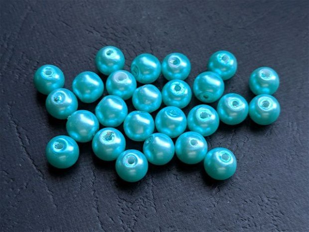 LPE805 - perle albastru-turcoaz