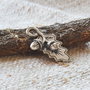 Pandantiv frunza si ghinde 3D  28x15mm SALAK 577