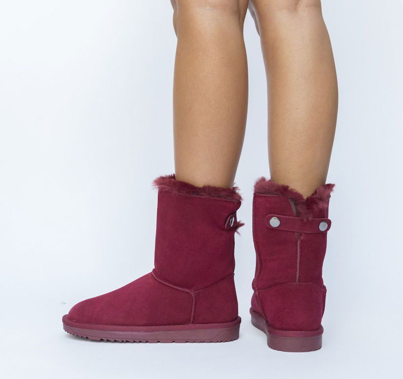 Cizme Tip Ugg Fasgo Grena