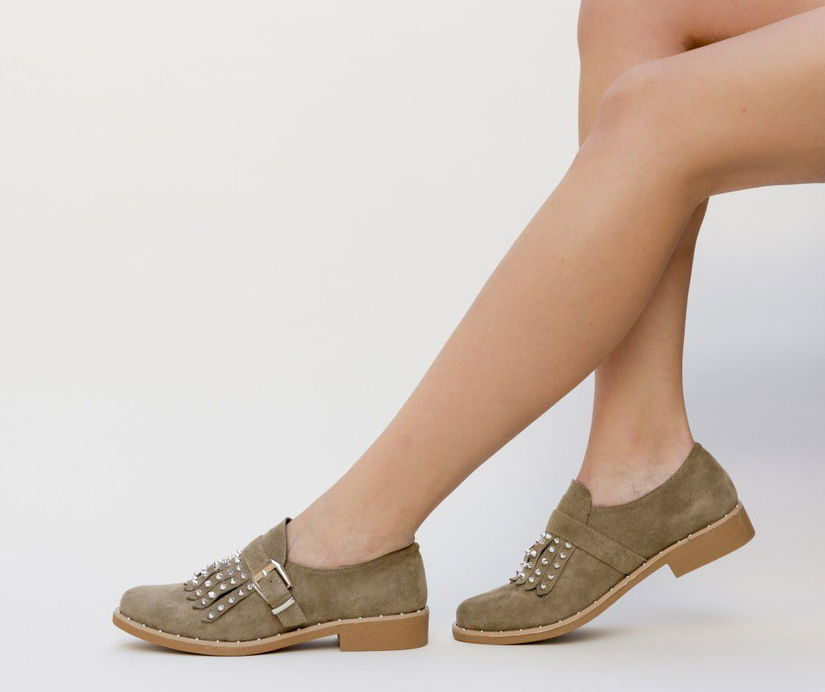 Pantofi Casual Nigo Khaki