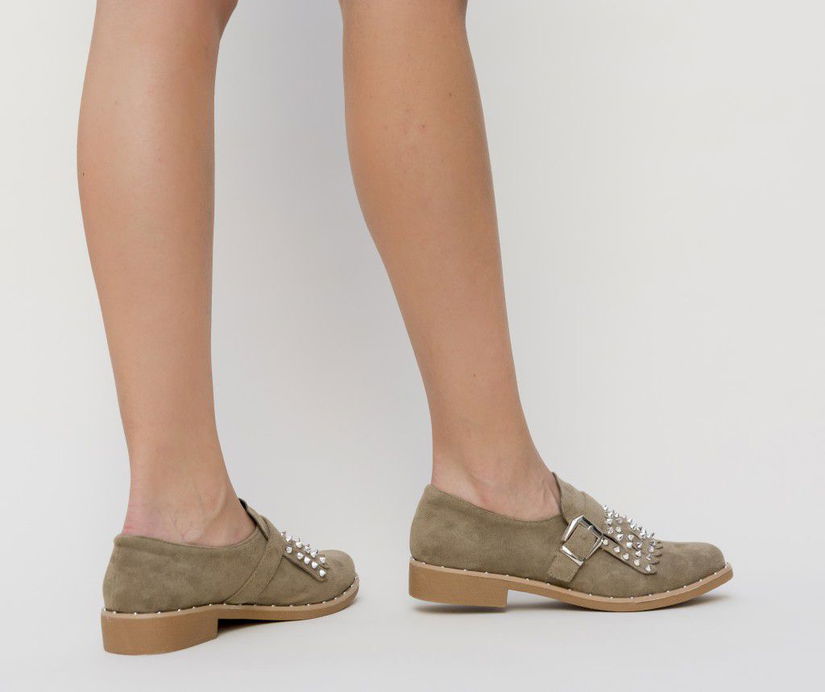 Pantofi Casual Nigo Khaki