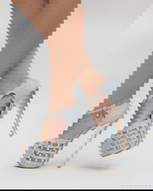 Sandale Pompi Argintii