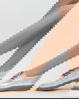 Pantofi Casual Tehno Argintii