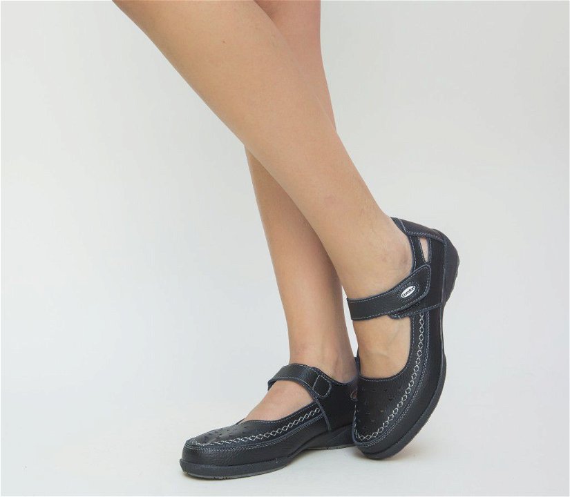 Pantofi Casual Confort Negri