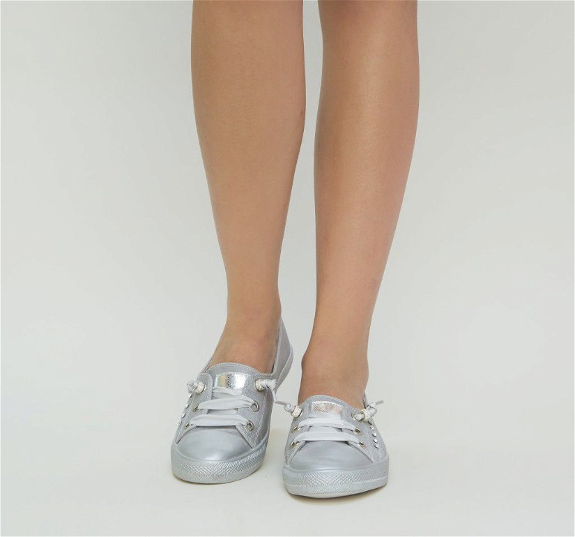 Pantofi Casual Kinder Argintii