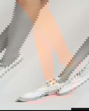 Pantofi Casual Lizete Albi