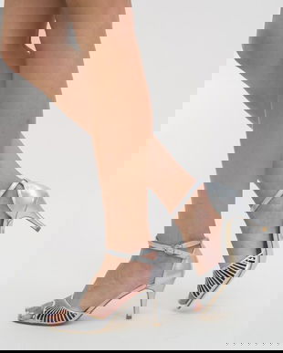 Sandale Roter Argintii