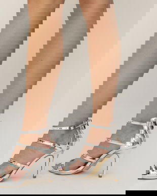 Sandale Emila Argintii