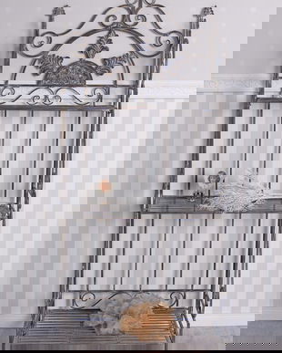 Raft mare din fier forjat antik grej