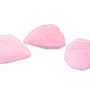 Pandantiv din acril, frosted, frunza, 20x19 mm, roz