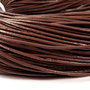 Snur din piele naturala, maro, 2 mm