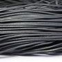 Snur din piele naturala, gri, 2 mm