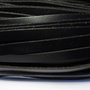 Snur din piele naturala, 10x2.5 mm, negru