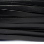 Snur din piele naturala, 10x2 mm, negru