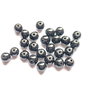 LMS826 - margele sticla vopsite negru