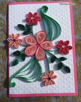 Felicitare handmade mare