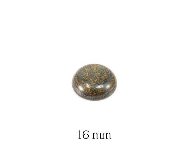 Cabochon Bronzite, 16 mm, AB18