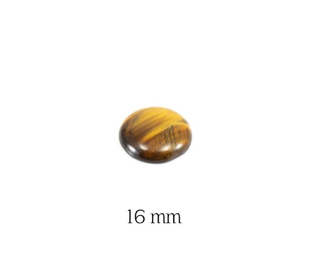 Cabochon Ochi de Tigru, 16 mm, AB20