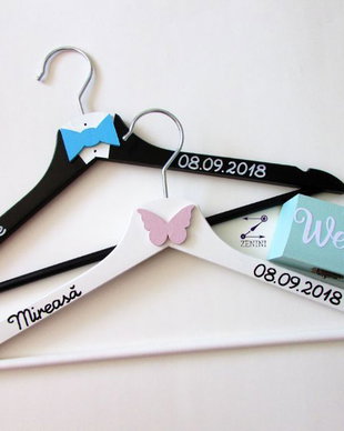 Set umerase miri si cutiuta verighete pastel, umerase miri papion, umerase miri fluture, cutiuta verighete We do, umerase miri personalizate
