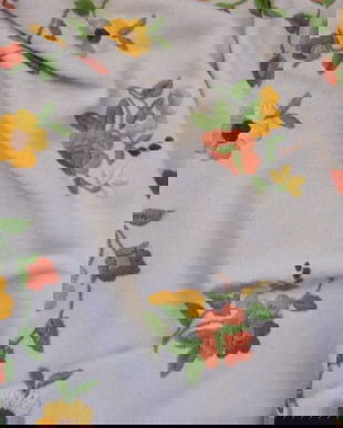 Fata de masa brodata