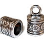 Terminatii sirag, 10x16 mm, argintiu antichizat