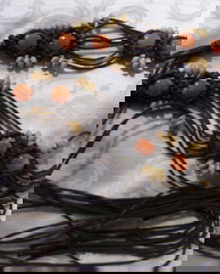 Cordon rustic din margele