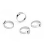 Baza inel, reglabila, inox, pentru cabochon 8mm  INOX 041