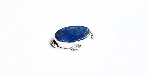 Link cu Lapis Lazuli in rama argintata