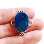 Link cu Lapis Lazuli in rama argintata
