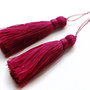 Ciucure amplu  (1 buc) - Rose Burgundy  (400 de fire de grosime 30)