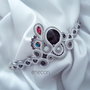 Brățara soutache ametist