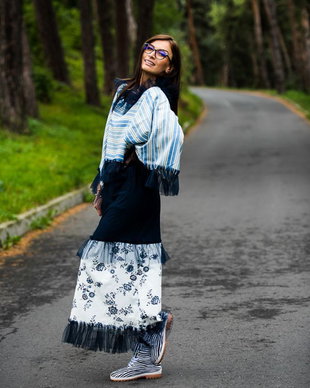 rochie maxi lejera pt toamna