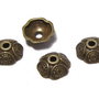 Capacel metalic, bronz, 9x4 mm