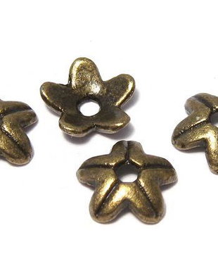 Capacel metalic, bronz, 9x3 mm