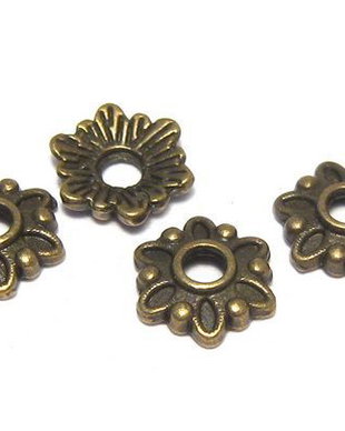 Capacel metalic, bronz, 8x2.2 mm