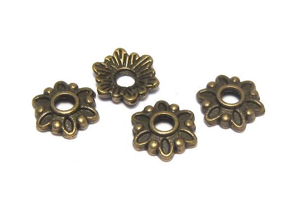 Capacel metalic, bronz, 8x2.2 mm