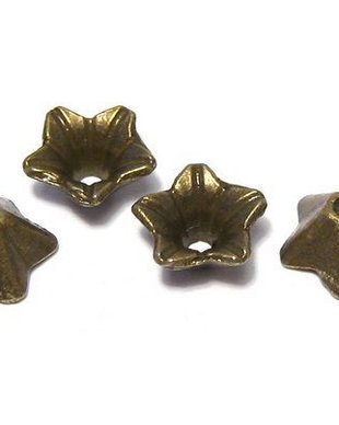 Capacel metalic, bronz, 8.5x5 mm