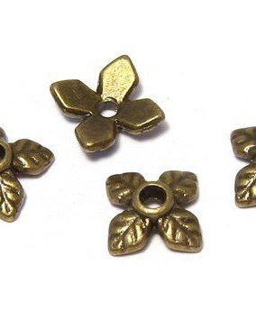 Capacel metalic, bronz, 8x2.5 mm