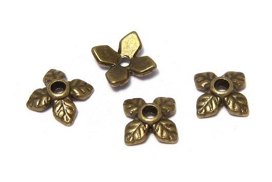 Capacel metalic, bronz, 8x2.5 mm