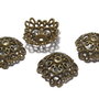 Capacel metalic, bronz, 19x10 mm