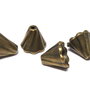 Capacel metalic, bronz, 13x12 mm