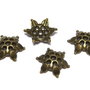 Capacel metalic, bronz, 12x4 mm