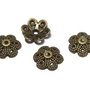 Capacel metalic, bronz, 12x3 mm