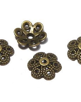 Capacel metalic, bronz, 12x3 mm