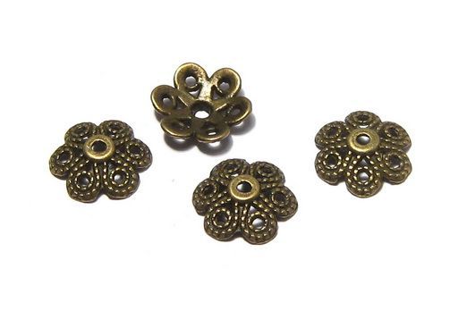 Capacel metalic, bronz, 12x3 mm