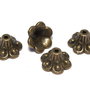 Capacel metalic, bronz, 10x6 mm