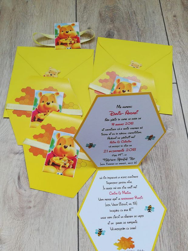 Invitatie Winnie the Pooh